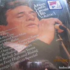 Discos de vinilo: JOHNNY CASH - GREATEST HITS VOLUME 1 LP - ORIGINAL U.S.A. - COLUMBIA RECORDS 1967 - STEREO -. Lote 205549292