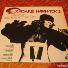 Discos de vinilo: DIONNE WARWICK LP GREATEST MOTION PICTURE HITS SCEPTER ORIGINAL ALEMANIA 1969