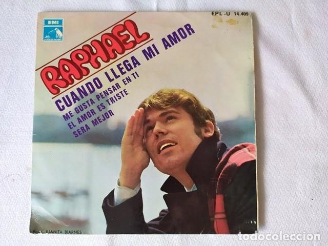 Discos de vinilo: Raphael &ndash; Cuando Llega Mi Amor Espa&ntilde;a 1968 - Foto 1