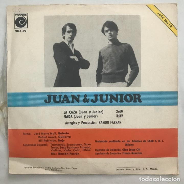 Discos de vinilo: Juan & Junior La Caza / Nada 1967 - Foto 2