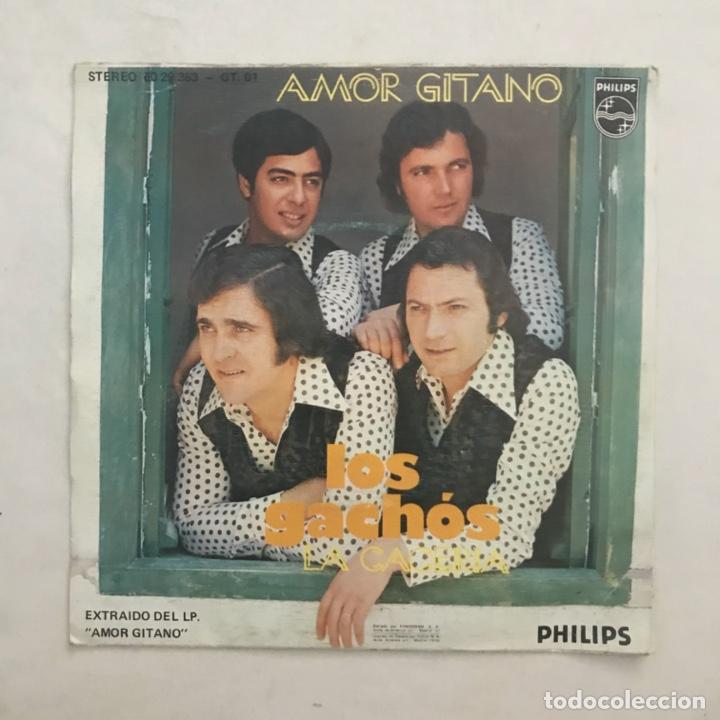 Discos de vinilo: Los Gach&oacute;s Amor Gitano 1976 - Foto 2