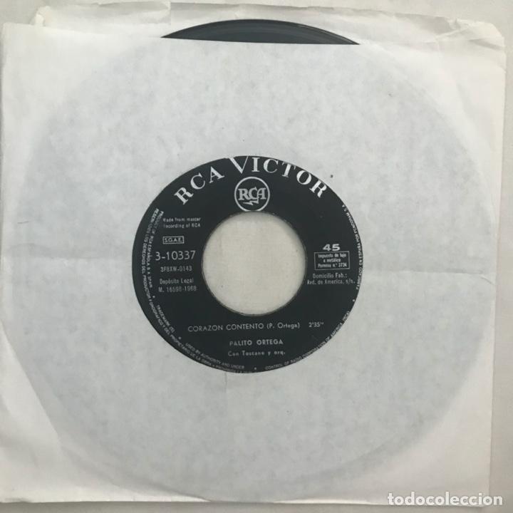 Discos de vinilo: Palito Ortega ?&ndash; Corazon Contento / Voy Cantando - Foto 1
