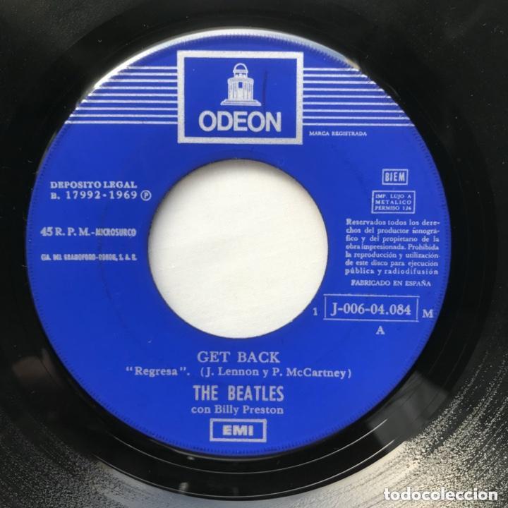 Discos de vinilo: The Beatles Con Billy Preston Get Back / Dont Let Me Down 1969 - Foto 1