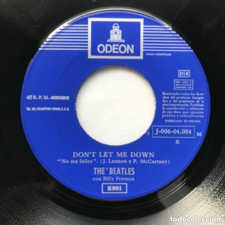 Discos de vinilo: The Beatles Con Billy Preston Get Back / Dont Let Me Down 1969 - Foto 2