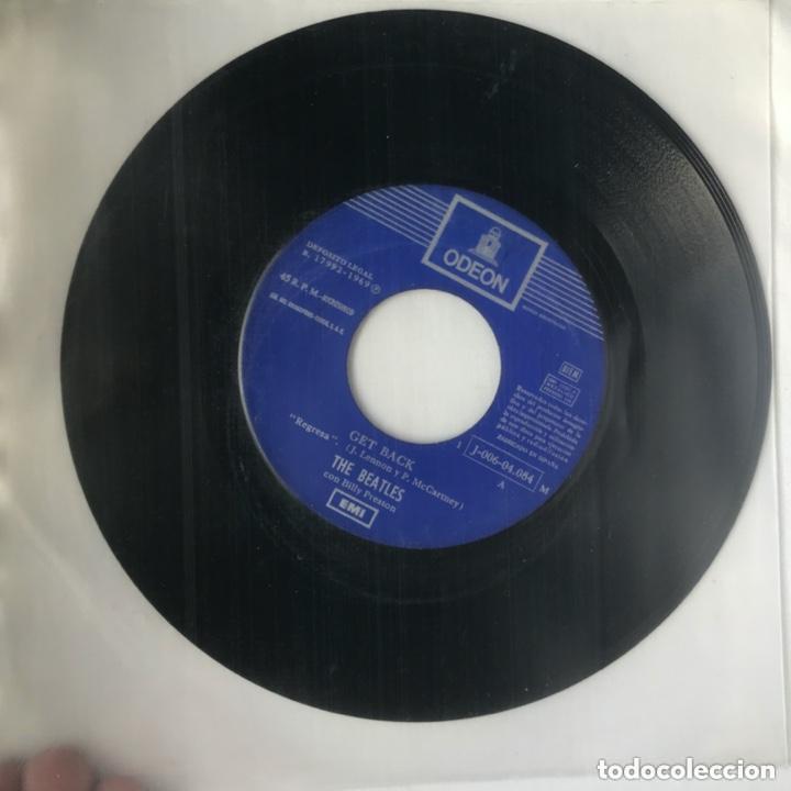 Discos de vinilo: The Beatles Con Billy Preston Get Back / Dont Let Me Down 1969 - Foto 5