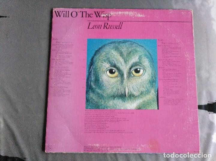 Discos de vinilo: LEON RUSSELL - WILL O&acute;THE WISP - LP - Foto 2