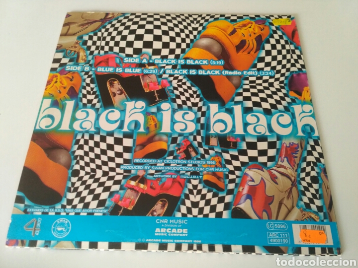 Discos de vinilo: Retro - Black Is Black - Foto 2