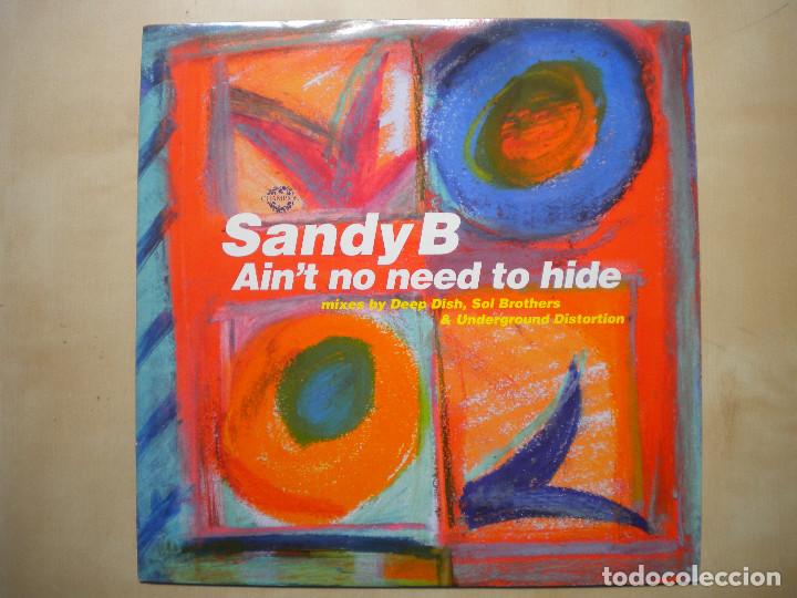 Discos de vinilo: SANDY B &rdquo;aint no need to hide&rdquo; - Foto 1
