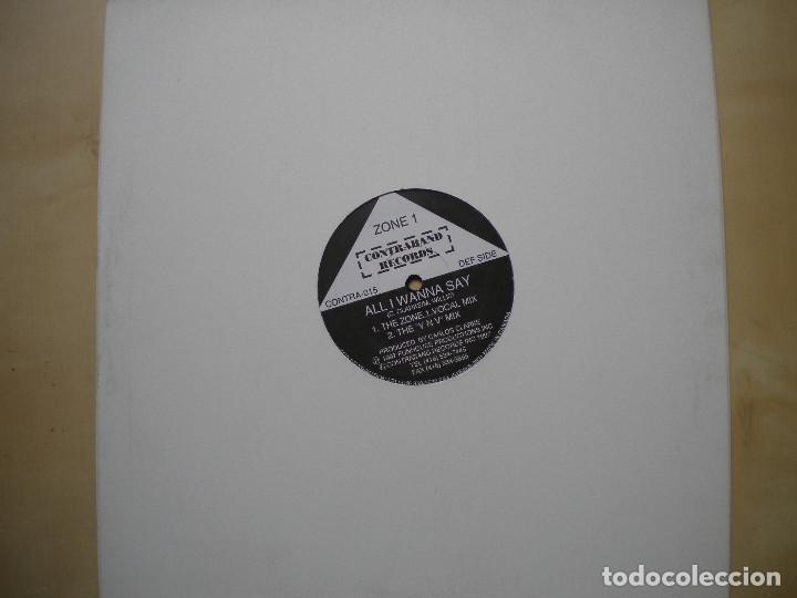 Discos de vinilo: ZONE 1 &rdquo;all I wanna say&rdquo; - Foto 1