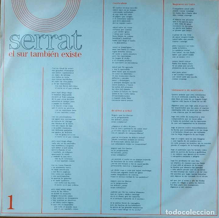 Discos de vinilo: Joan Manuel Serrat - El Sur tambi&eacute;n existe - Foto 5