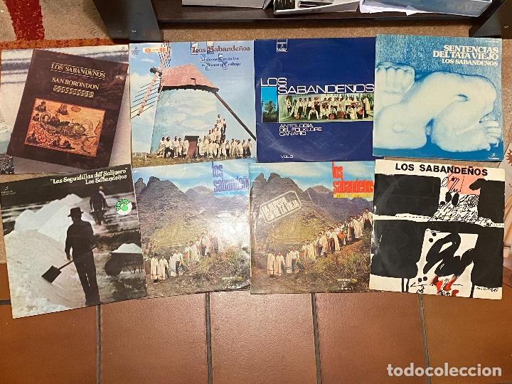 Discos de vinilo: COLECCION LOS SABANDE&Ntilde;OS - 9 VINILOS LP - Foto 2
