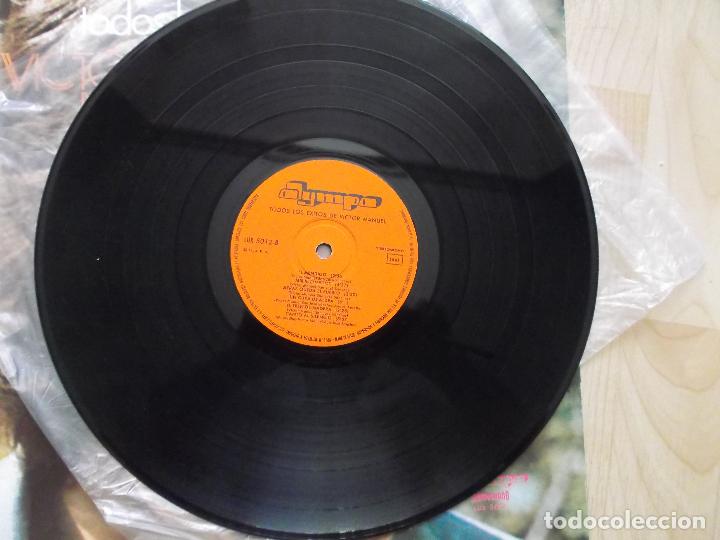Discos de vinilo: V&Iacute;CTOR MANUEL TODOS LOS &Eacute;XITOS OLIMPO 1977 - Foto 3