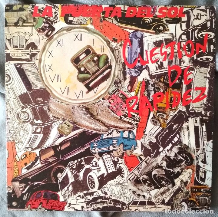 Discos de vinilo: LA PUERTA DEL SOL - CUESTION DE RAPIDEZ. Single 1986 - Foto 1