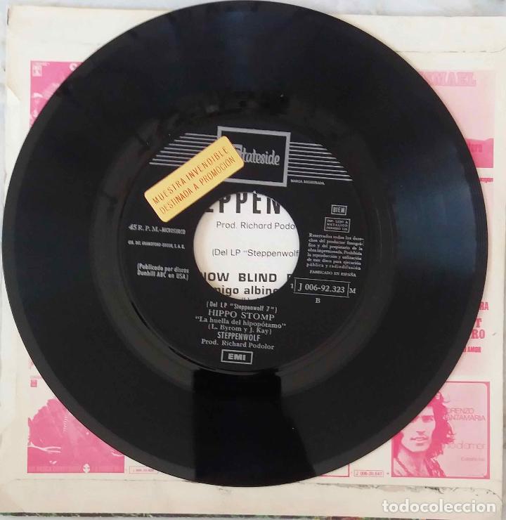 Discos de vinilo: STEPPENWOLF. SNOW BLIND FRIEND. SINGLE ESPA&Ntilde;A - Foto 4