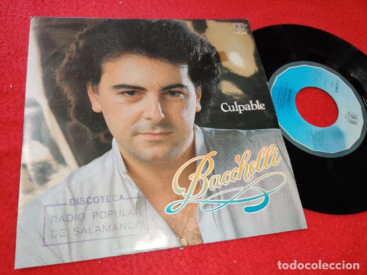 Discos de vinilo: BACCHELLI Culpable/Equivocada 7 single 1982 Belter LLOBELL - Foto 1