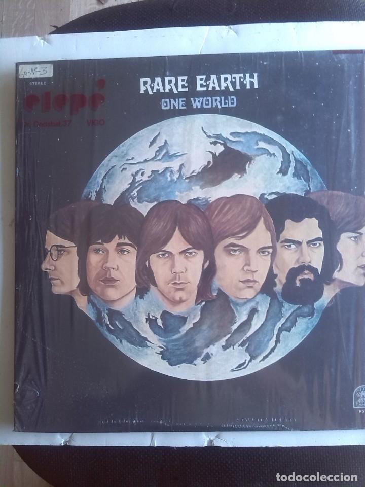 Discos de vinilo: RARE EARTH - ONE WORLD USA 1971 GATEFOLD - Foto 1