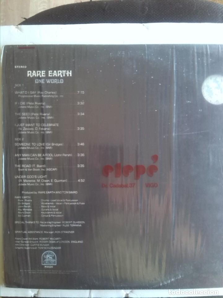 Discos de vinilo: RARE EARTH - ONE WORLD USA 1971 GATEFOLD - Foto 2