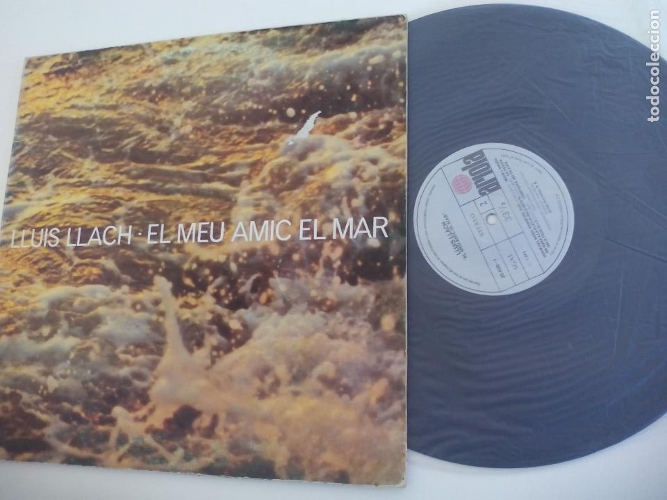 Discos de vinilo: LLUIS LLACH - EL MEU AMIC EL MAR. ARIOLA 1978 - Foto 1