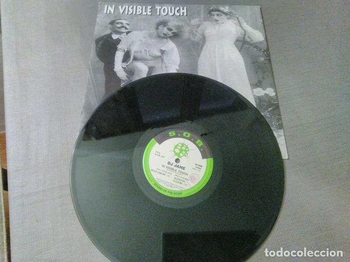 Discos de vinilo: Maxi Single. Disco In Visible Touch DJ Jane 1994 - Foto 3