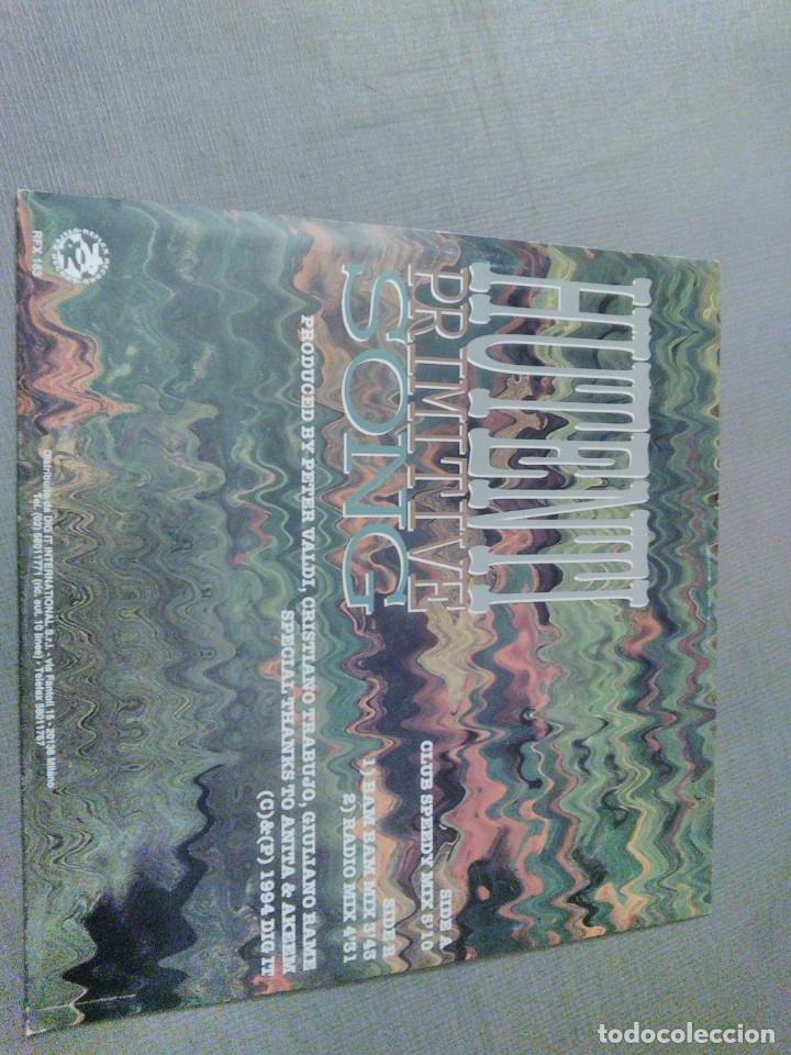 Discos de vinilo: Maxi Single Disco. Hutenti. Primitive Song. 1994 - Foto 4