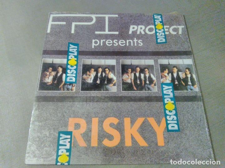 Discos de vinilo: Maxi Single Disco. FPI Project. Risky 1.990. - Foto 3