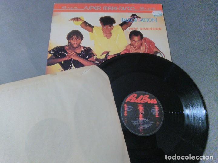 Discos de vinilo: Super Maxi Disco Imagination New Dimension 1983 - Foto 3