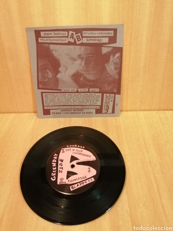 Discos de vinilo: Green Day. Slappy E.P. - Foto 2