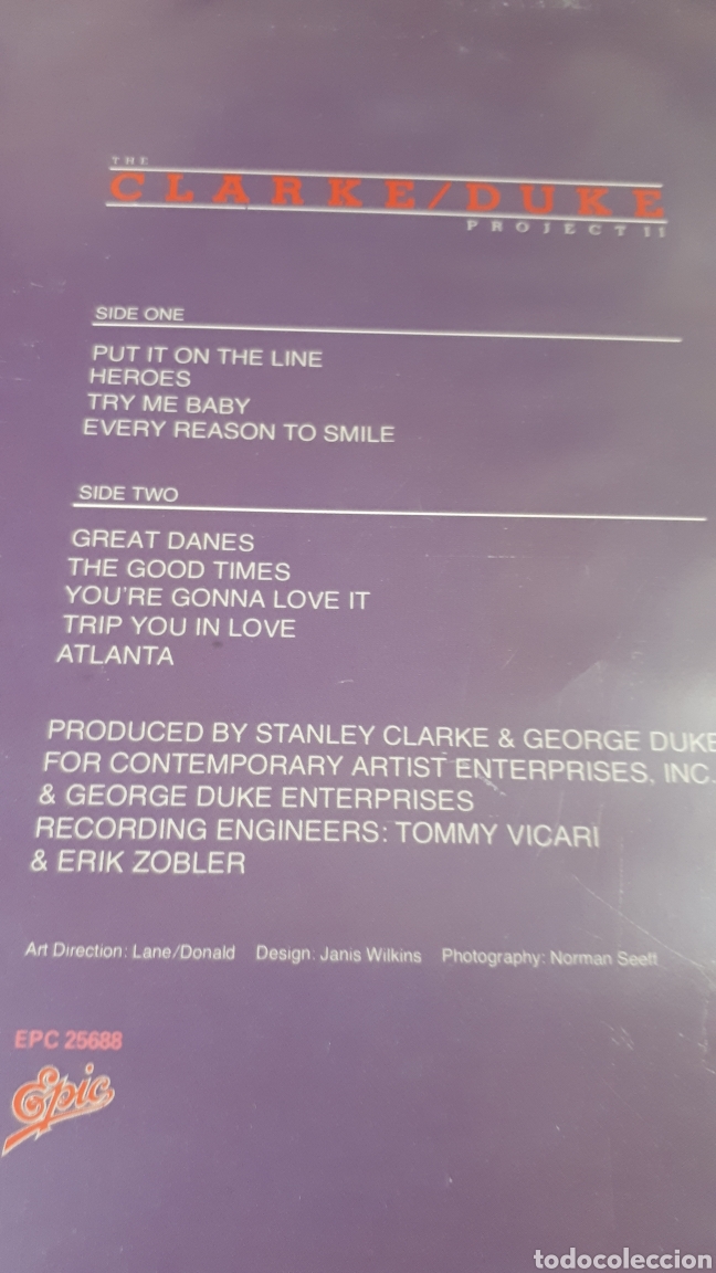 Discos de vinilo: STANLEY CLARKE Y GEORGE DUKE PROJECT II - Foto 2