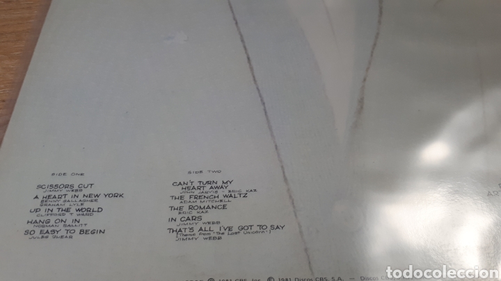 Discos de vinilo: ART GARFUNKEL SCISSORS CUT - Foto 2