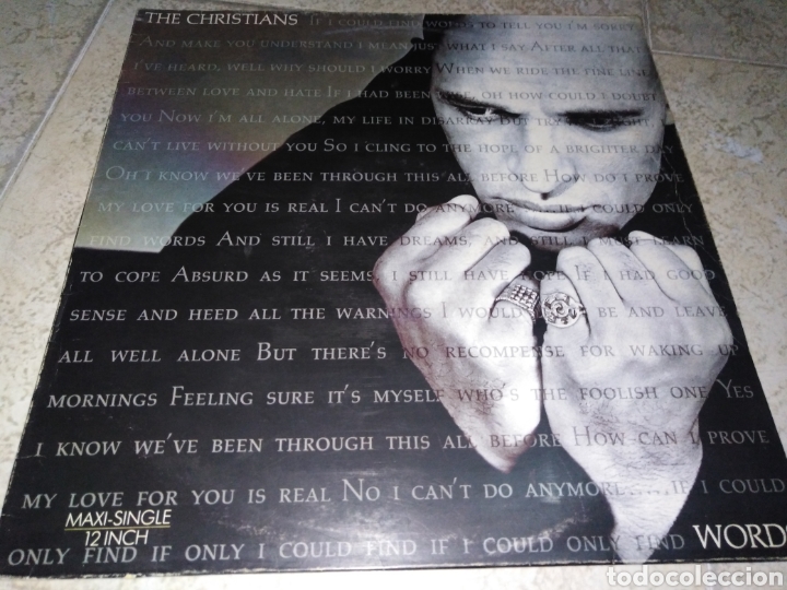 Discos de vinilo: THE CHRISTIANS-WORDS - Foto 1