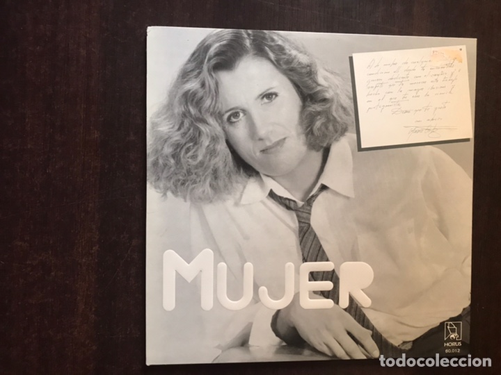 Discos de vinilo: Mujer. Mar&iacute;a Ostiz - Foto 3