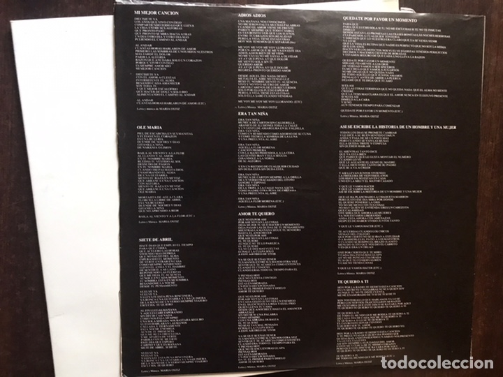 Discos de vinilo: Mujer. Mar&iacute;a Ostiz - Foto 4