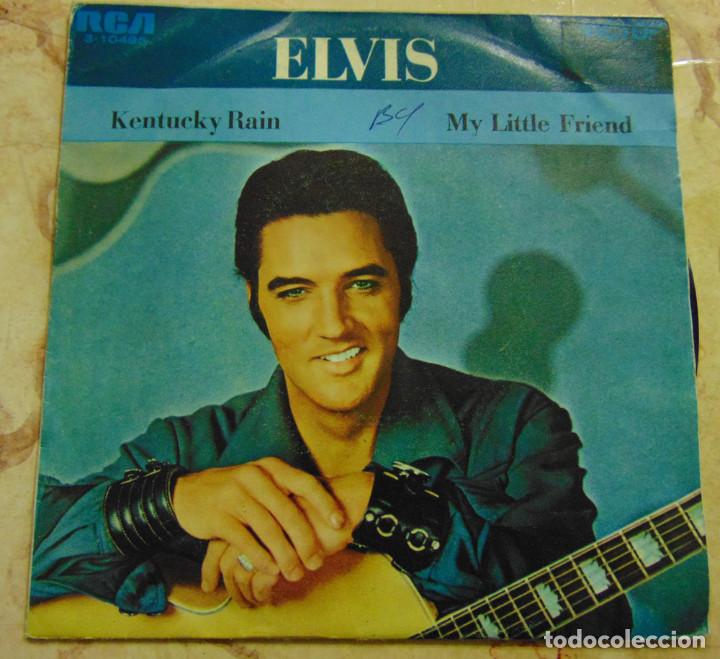Discos de vinilo: Elvis Presley &ndash; Kentucky Rain - SINGLE 1970 - Foto 1
