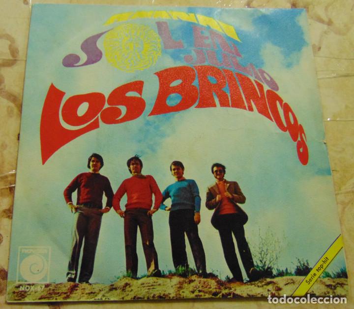 Discos de vinilo: Los Brincos &lrm;&ndash; Sol En Julio - SINGLE 1968 - Foto 1