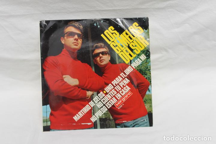 Discos de vinilo: LOS GEMELOS DEL SUR, SINGLE, MARTIRIO DE CELOS, 1968 - Foto 1
