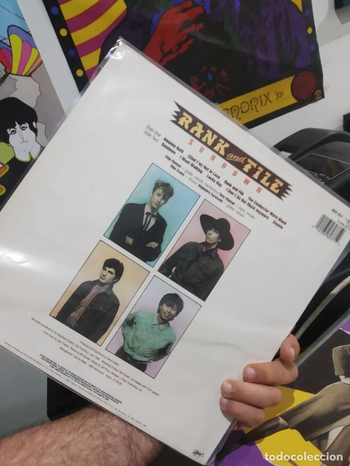 Discos de vinilo: lp RANK AND FILE SUNDOWN - Foto 2