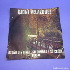 Discos de vinilo: SINGLE LORENZO SANTAMARIA CARNAVAL- OTOÑO SIN FINAL. SU SOMBRA Y SU CALOR VG++. Lote 206243146