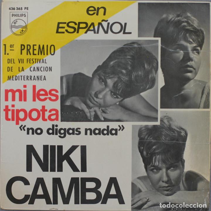 Discos de vinilo: NIKI CAMBA// NO DIGAS NADA+3// EP// 1965// PHILIPS - Foto 1