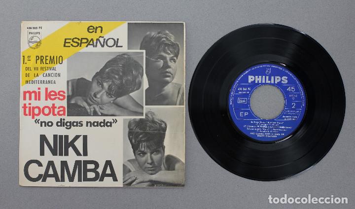 Discos de vinilo: NIKI CAMBA// NO DIGAS NADA+3// EP// 1965// PHILIPS - Foto 3