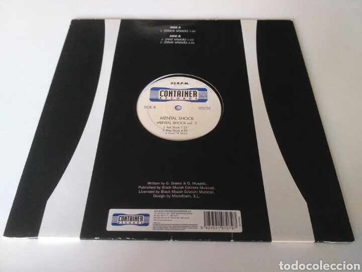 Discos de vinilo: Mental Shock - Mental Shock Vol.3 - Foto 2