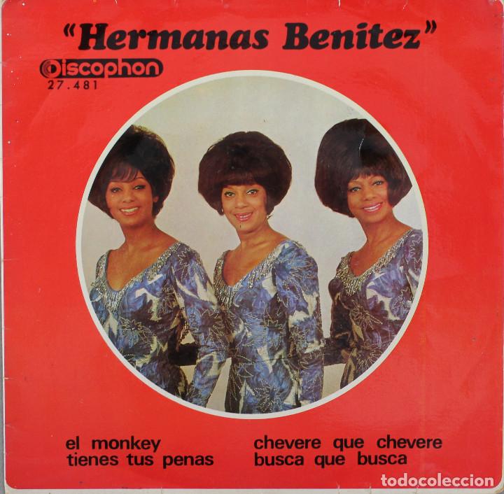 Discos de vinilo: HERMANAS BENITEZ// EL MONKEY+3// EP // 1966// DISCOPHON - Foto 1