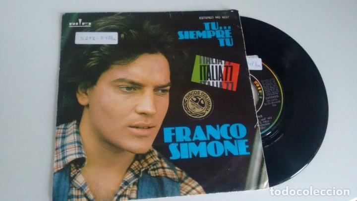 Discos de vinilo: SINGLE ( VINILO) DE FRANCO SIMONE A&Ntilde;OS 70 - Foto 1