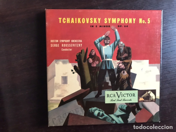 Discos de vinilo: Tchaikovsky Symphony No 5. Boston Symphony orchestra. Box - Foto 1