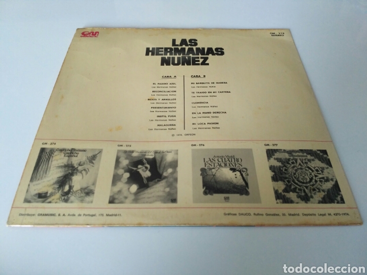 Discos de vinilo: Las Hermanas Nu&ntilde;ez (LP) - Foto 2