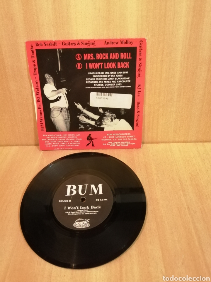 Discos de vinilo: BUM. Mrs Rock and Roll. - Foto 2