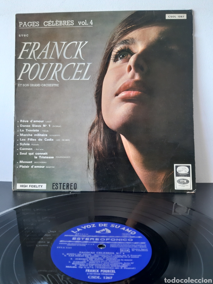 Discos de vinilo: FRANCK POURCEL. P&Aacute;GINAS CELEBRES N 4. - Foto 1