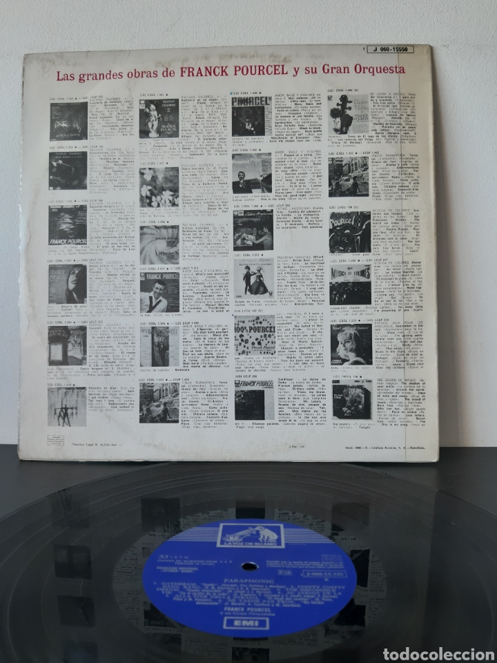 Discos de vinilo: FRANCK POURCEL. PARAPHONIC. EMI - Foto 2