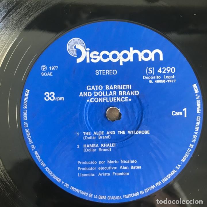 Discos de vinilo: Gato Barbieri & Dollar Brand Confluence 1977 - Foto 3