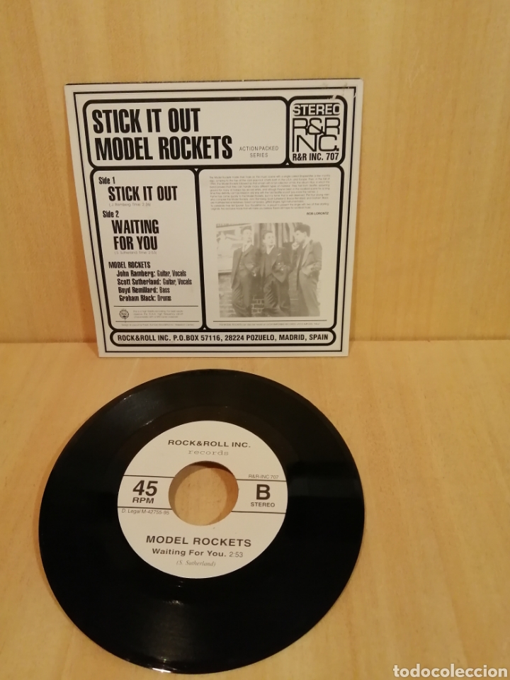 Discos de vinilo: Model Rockets. Stick it out. - Foto 2