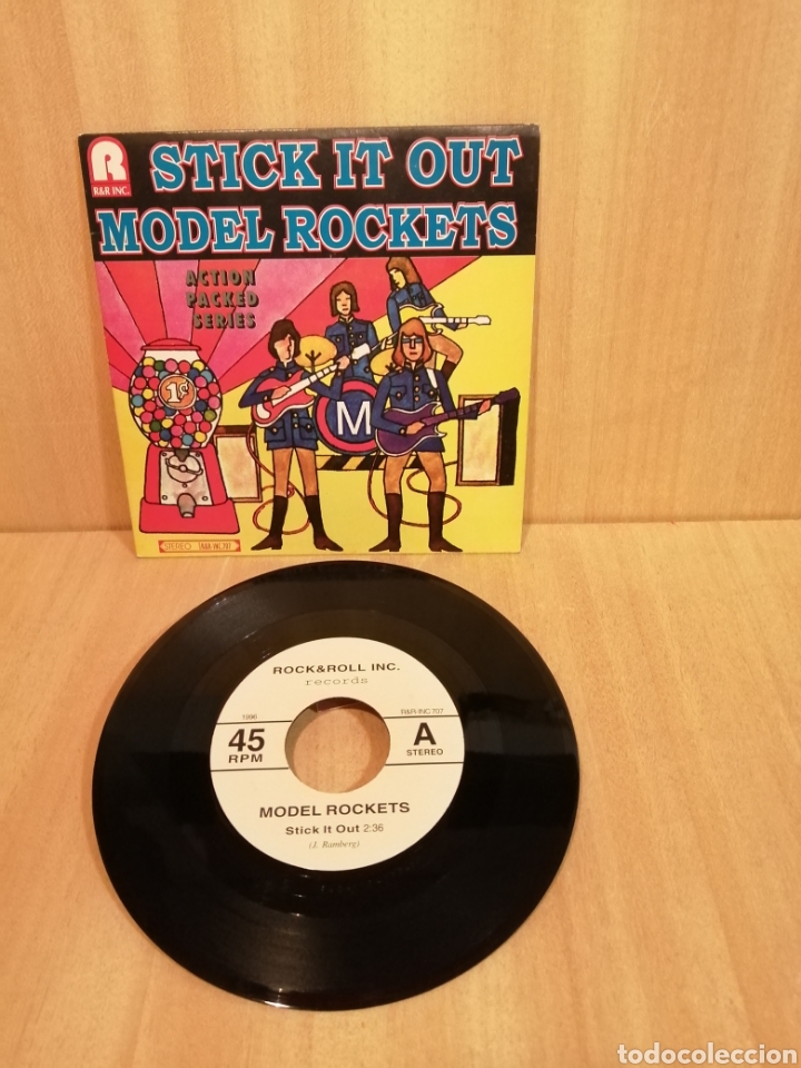 Discos de vinilo: Model Rockets. Stick it out. - Foto 1